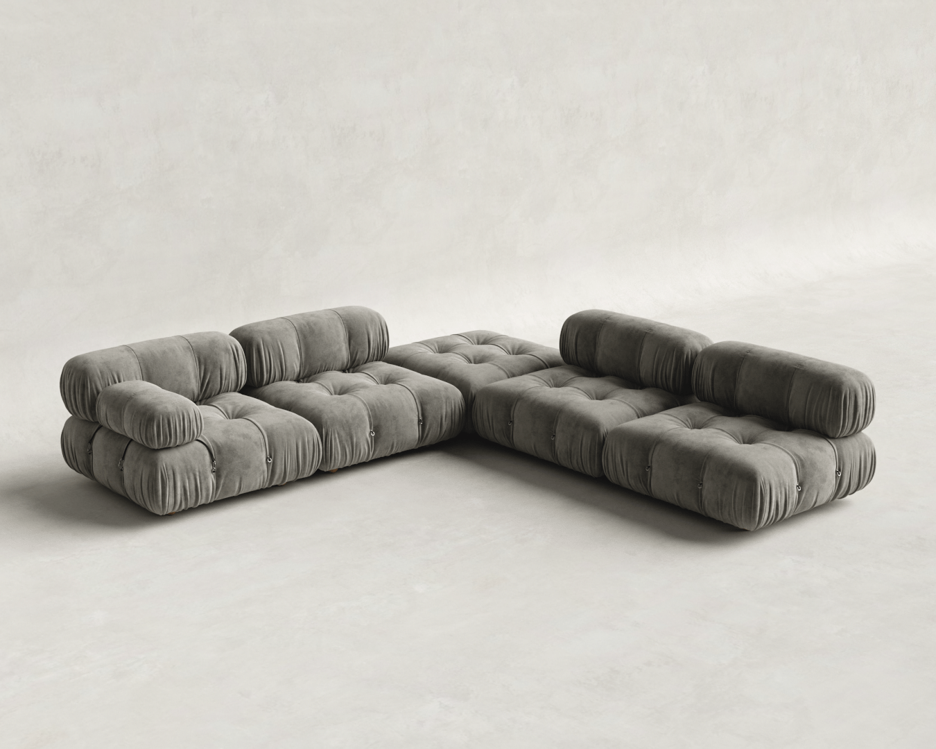 SOFÁ MODULAR CAMALEONDA 4 CINZA