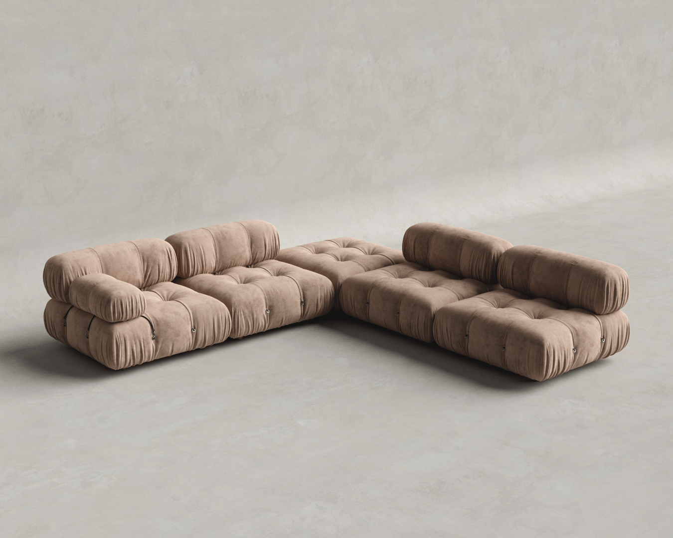 SOFÁ MODULAR CAMALEONDA 4 ROSA