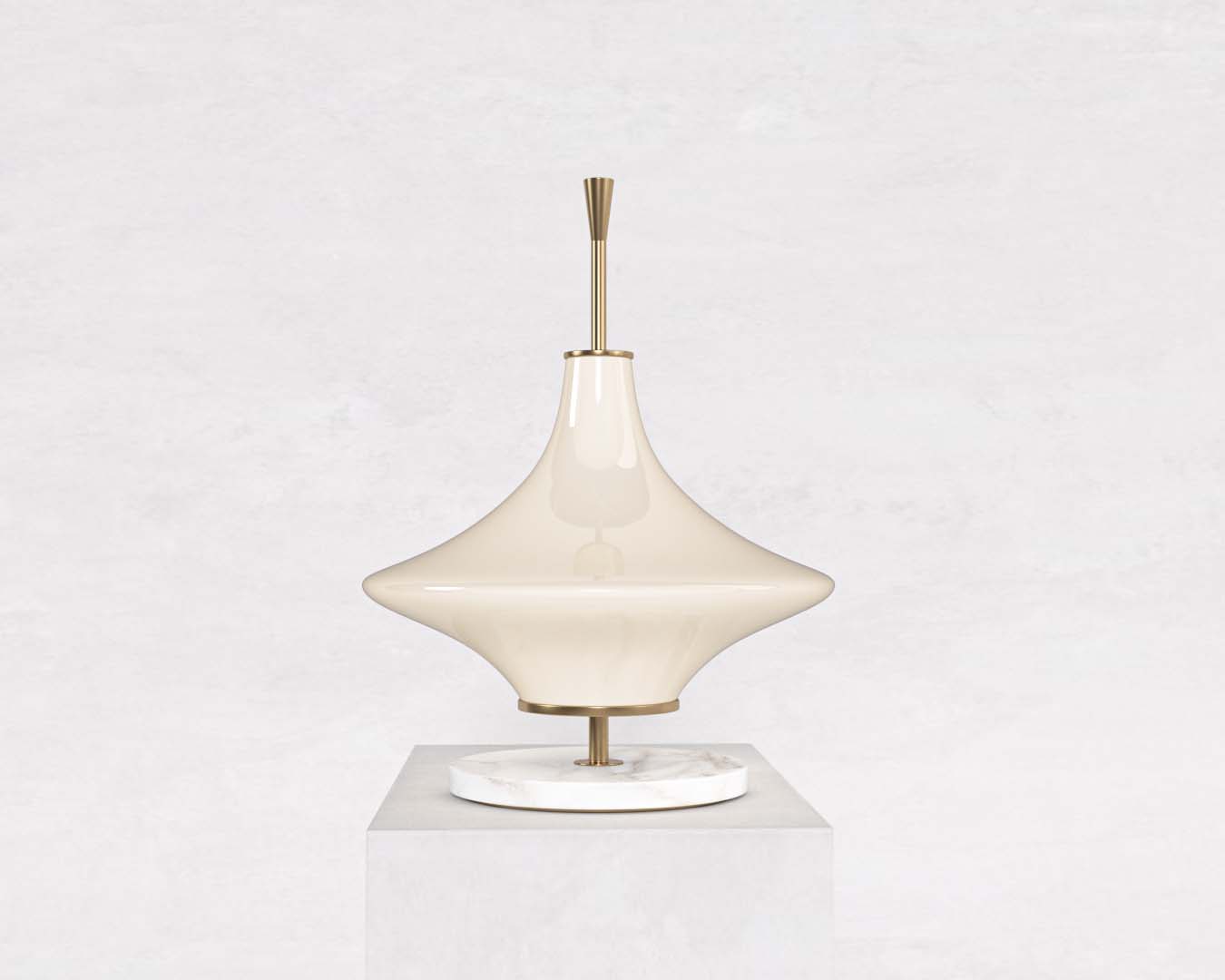 LUMINÁRIA DE MESA DOCC DOURADA
