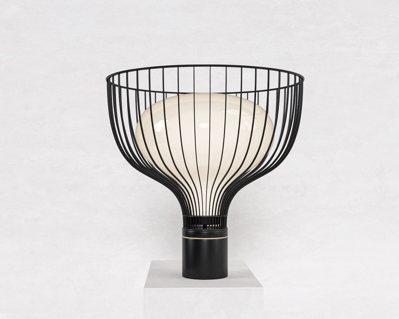 LUMINÁRIA GHOST G PRETO