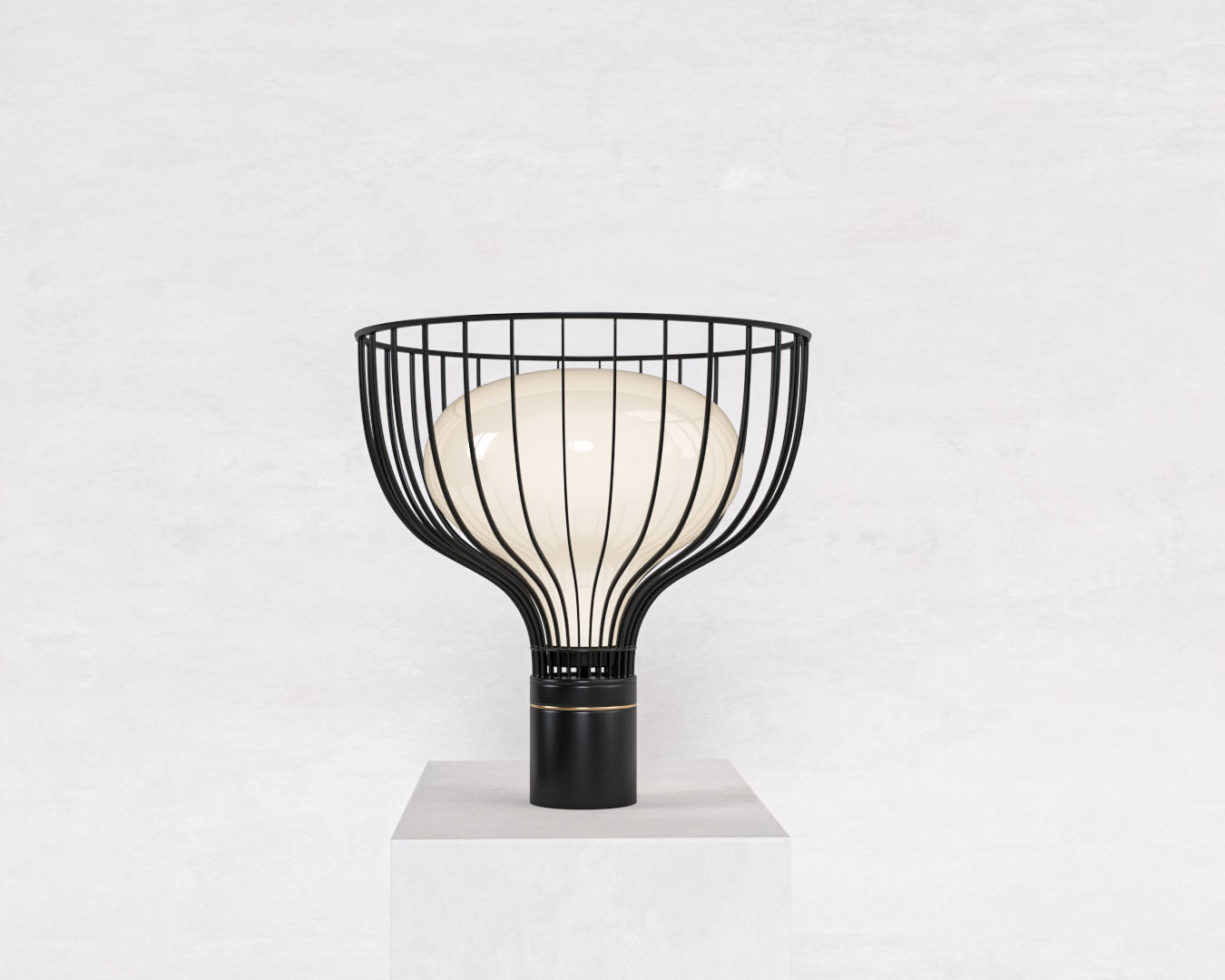 LUMINÁRIA GHOST P PRETO