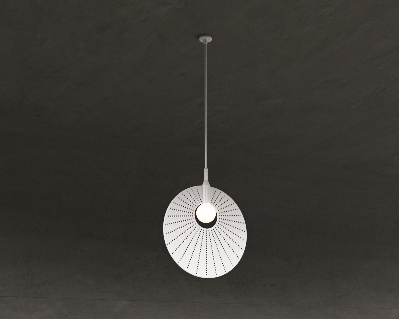 PENDENTE ASTER SOLO BRANCO