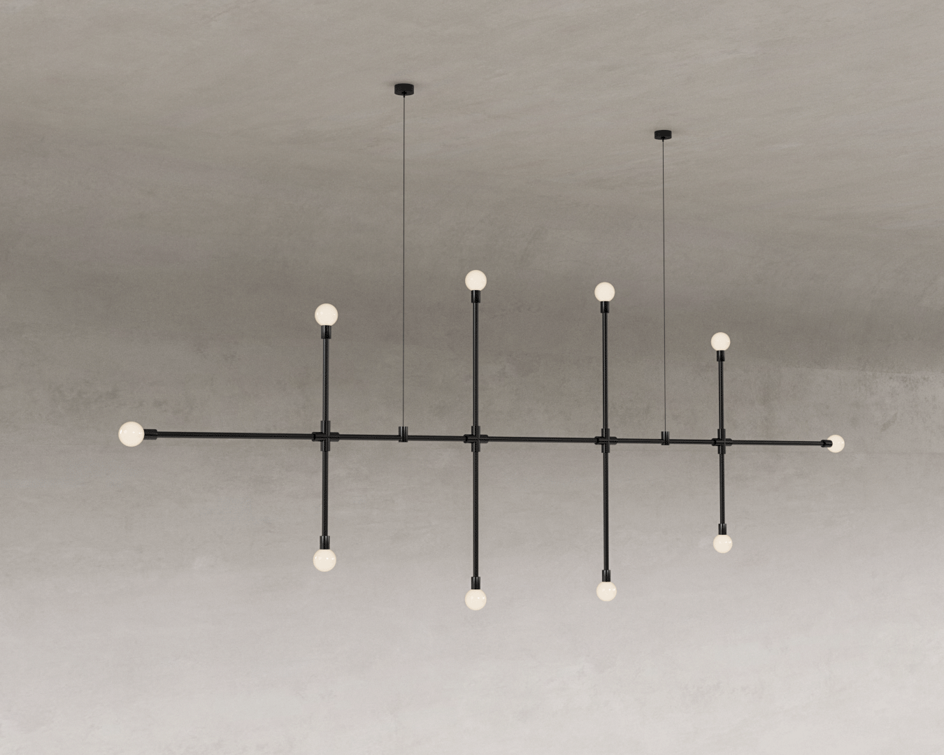 PENDENTE DORSAL VERTICAL PRETO