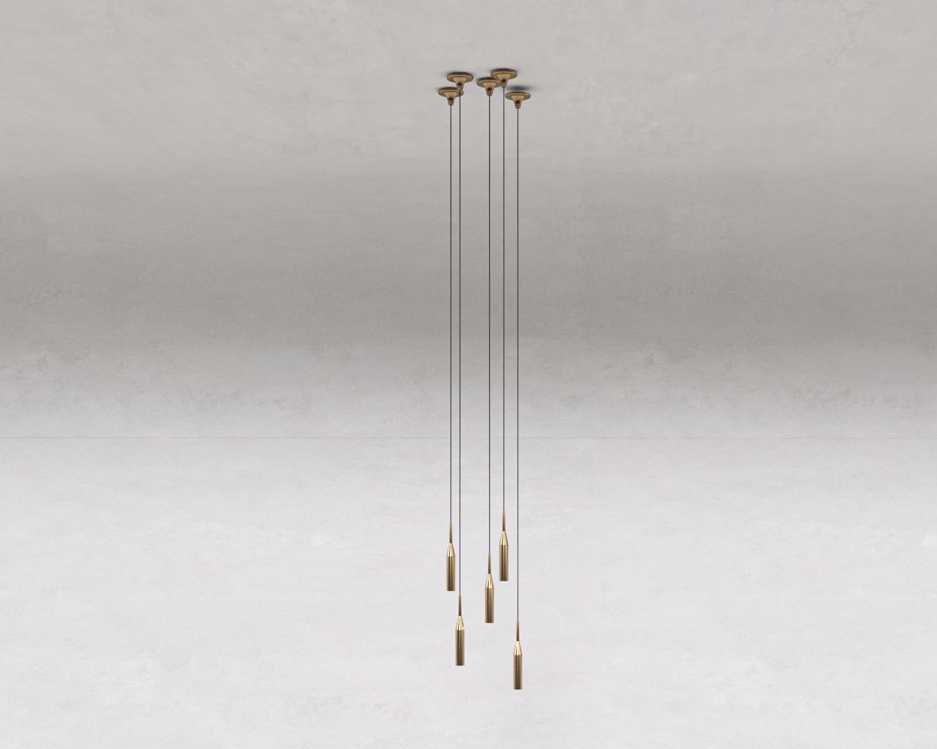 PENDENTE PONTO DOURADO