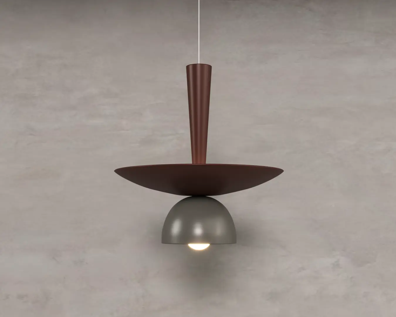 PENDENTE CALOTA 2 CORTEN