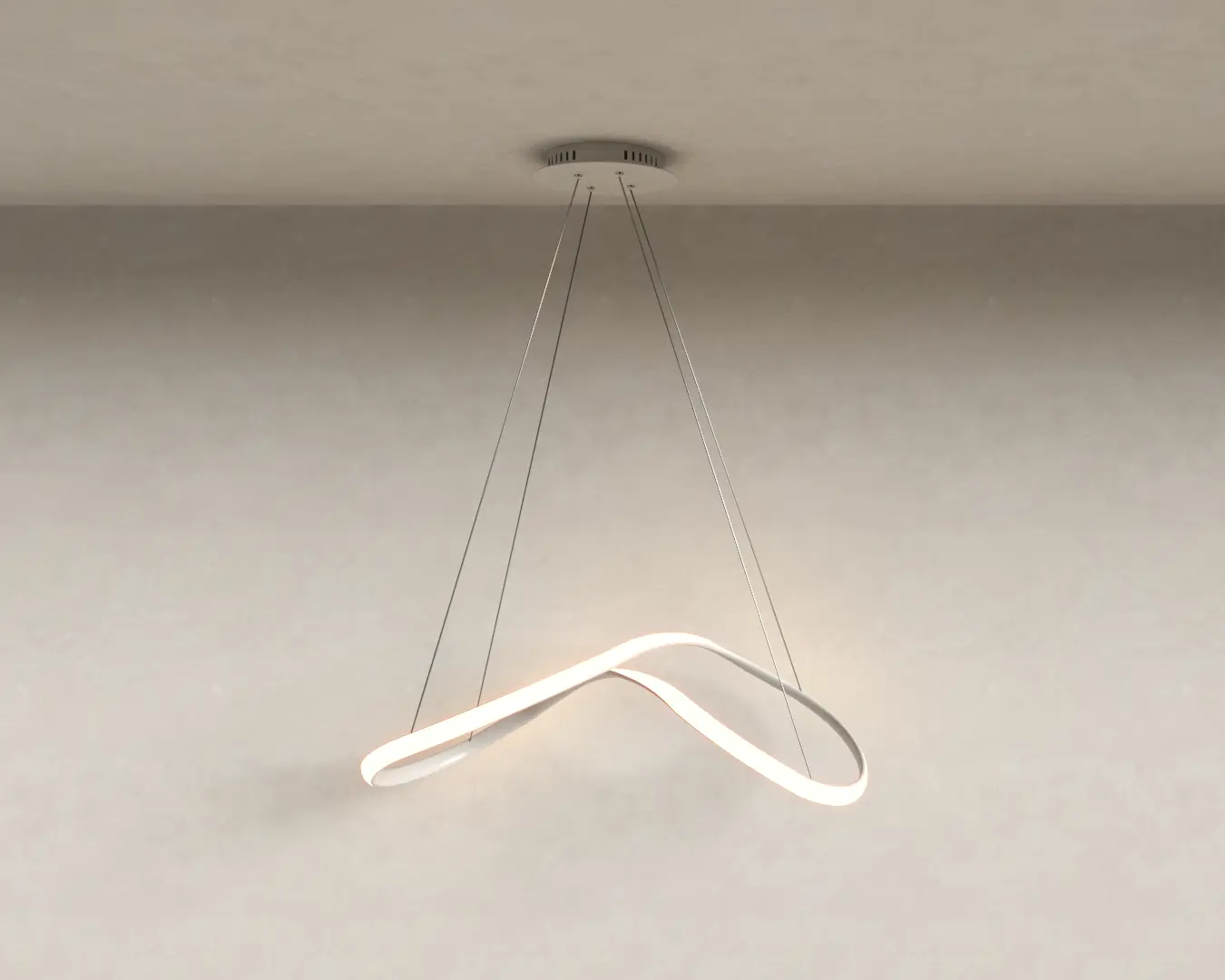 PENDENTE ZIG BRANCO