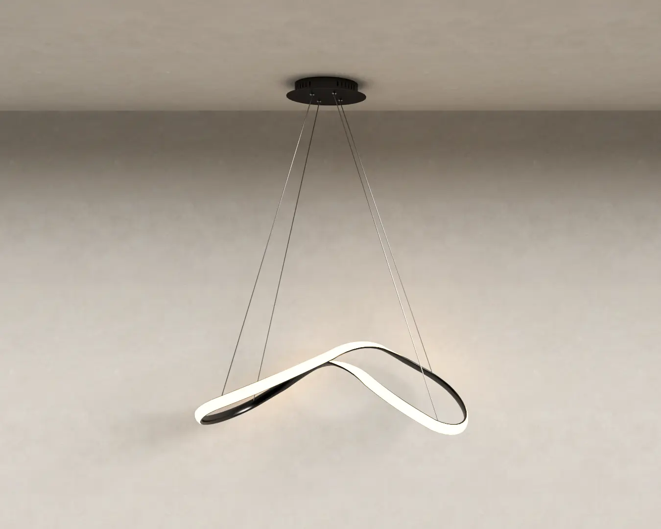 PENDENTE ZIG PRETO