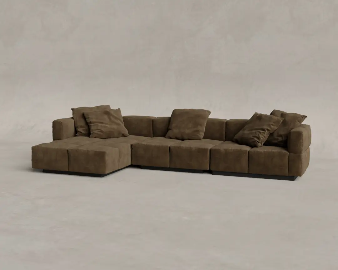 SOFÁ BLOCK MODULAR 5 CHOCOLATE