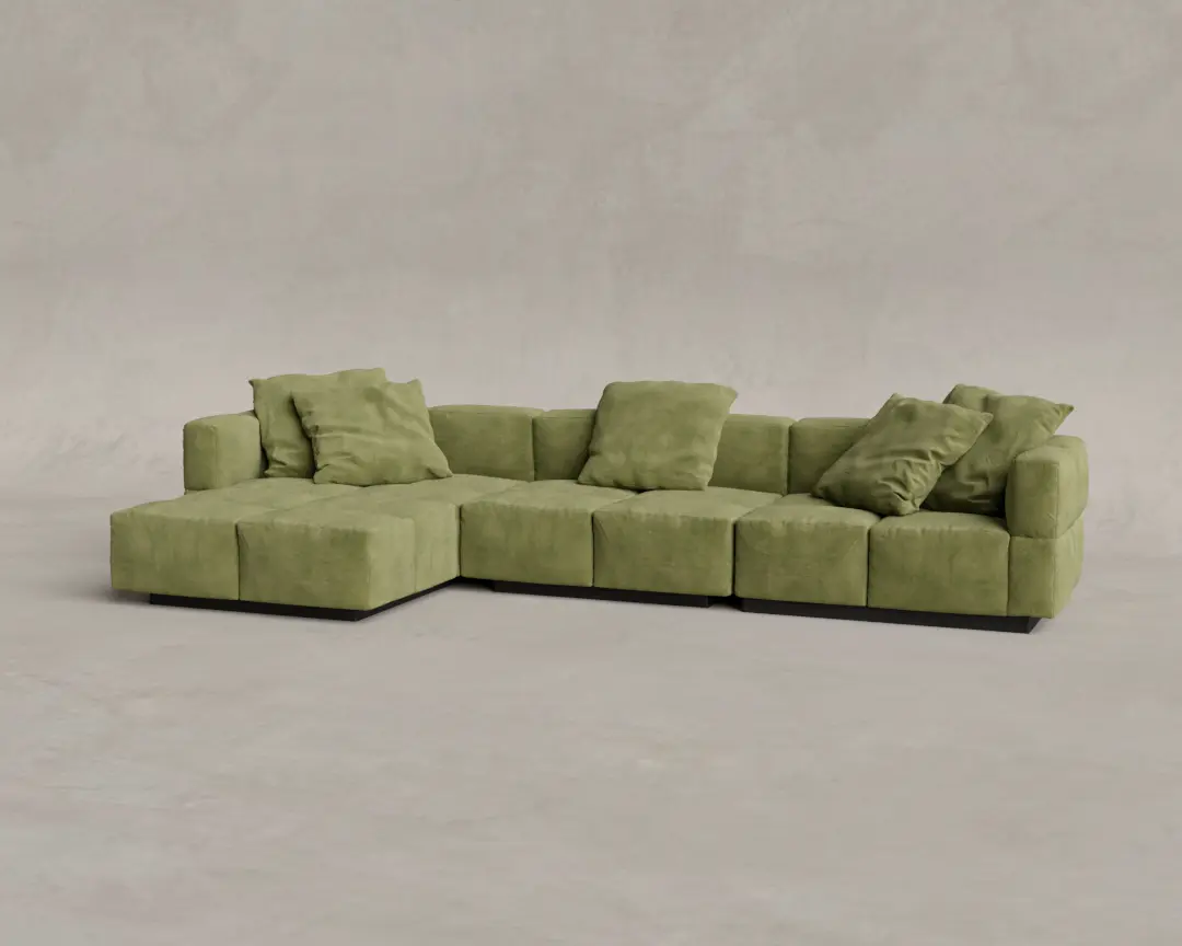 SOFÁ BLOCK MODULAR 5 VERDE