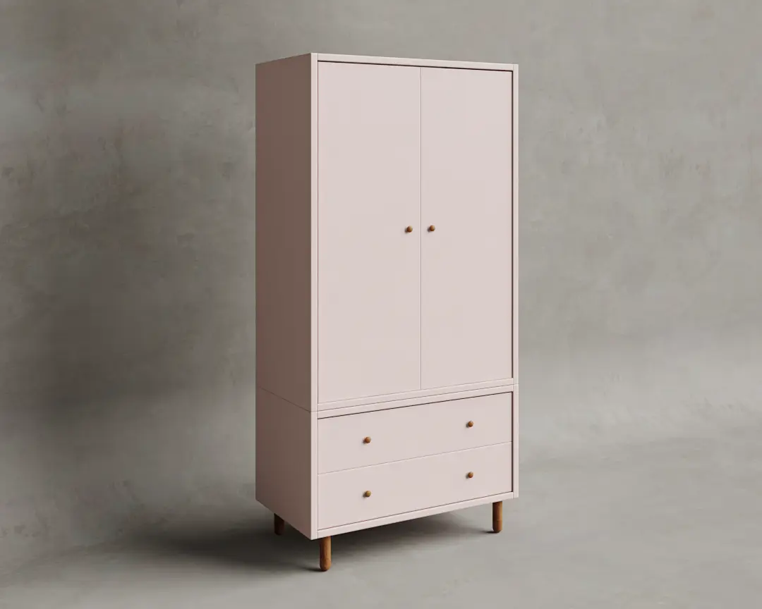 ARMÁRIO MODULAR ROSA