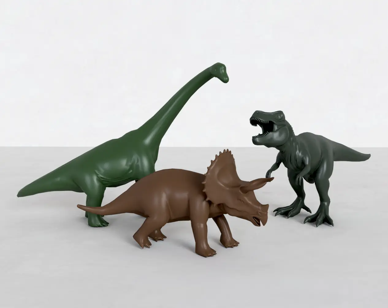 DINOSSAUROS DE PLASTICO