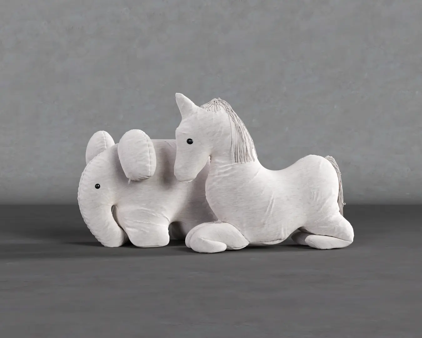 PELÚCIA ELEFANTE E UNICÓRNIO