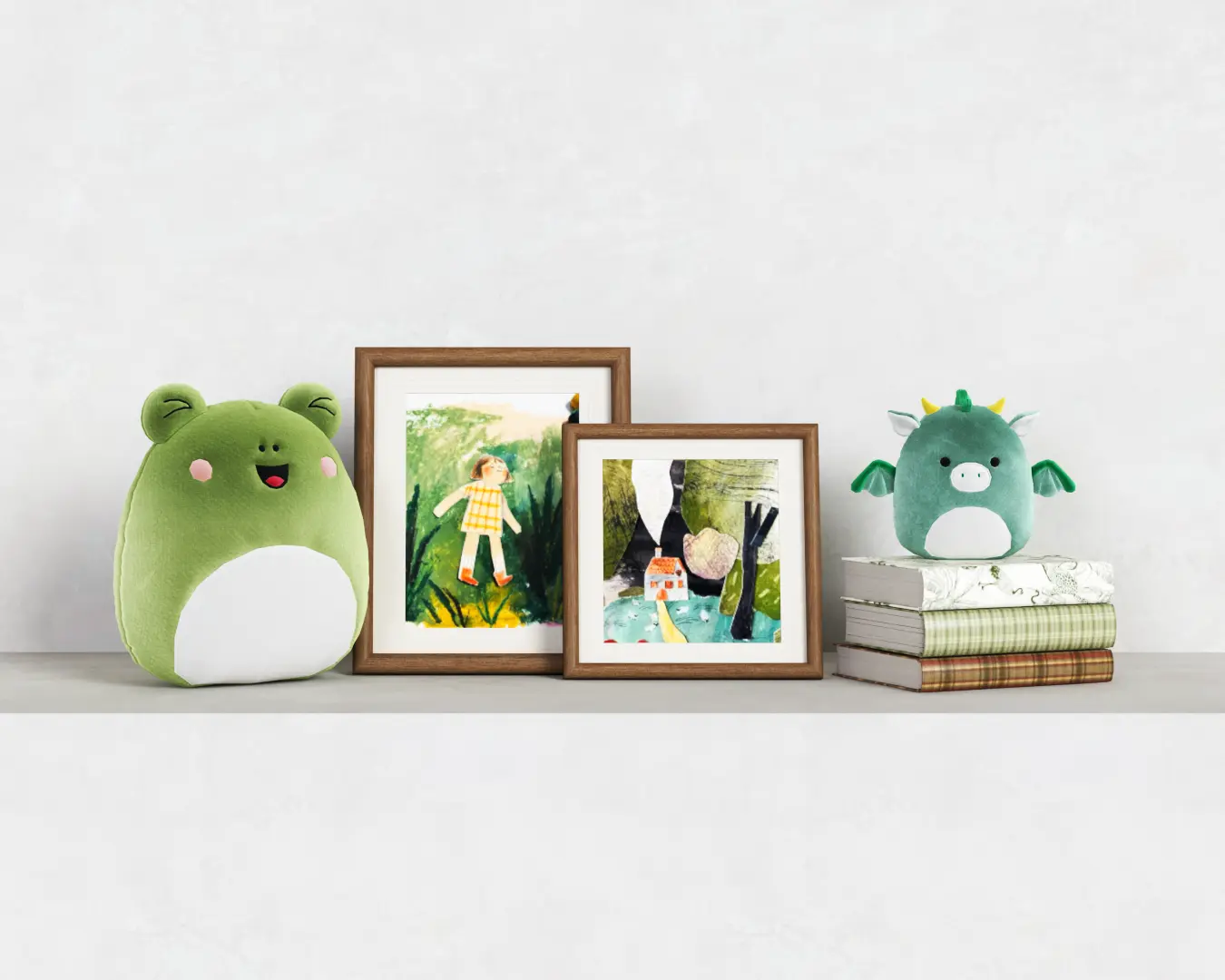 QUADROS COM SAPO E MORCEGO