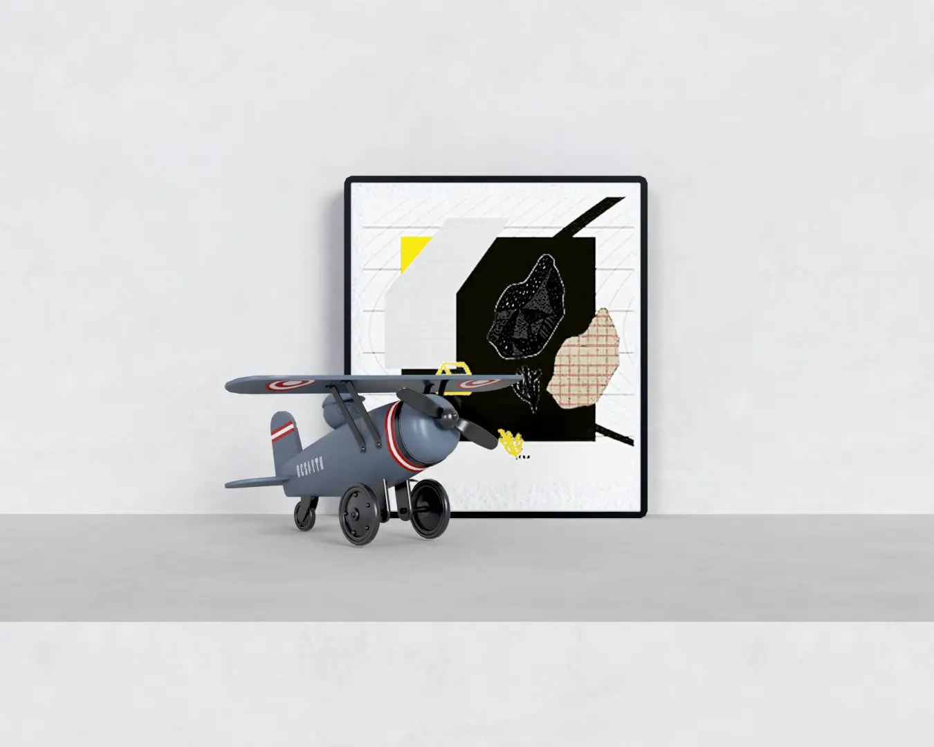 QUADRO E AVIÃO