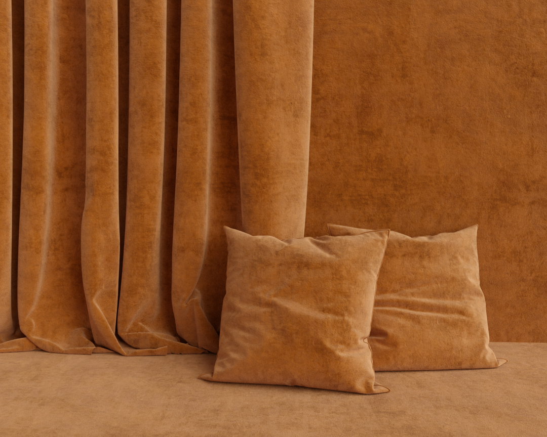 SUEDE MOSTARDA ALARANJADO