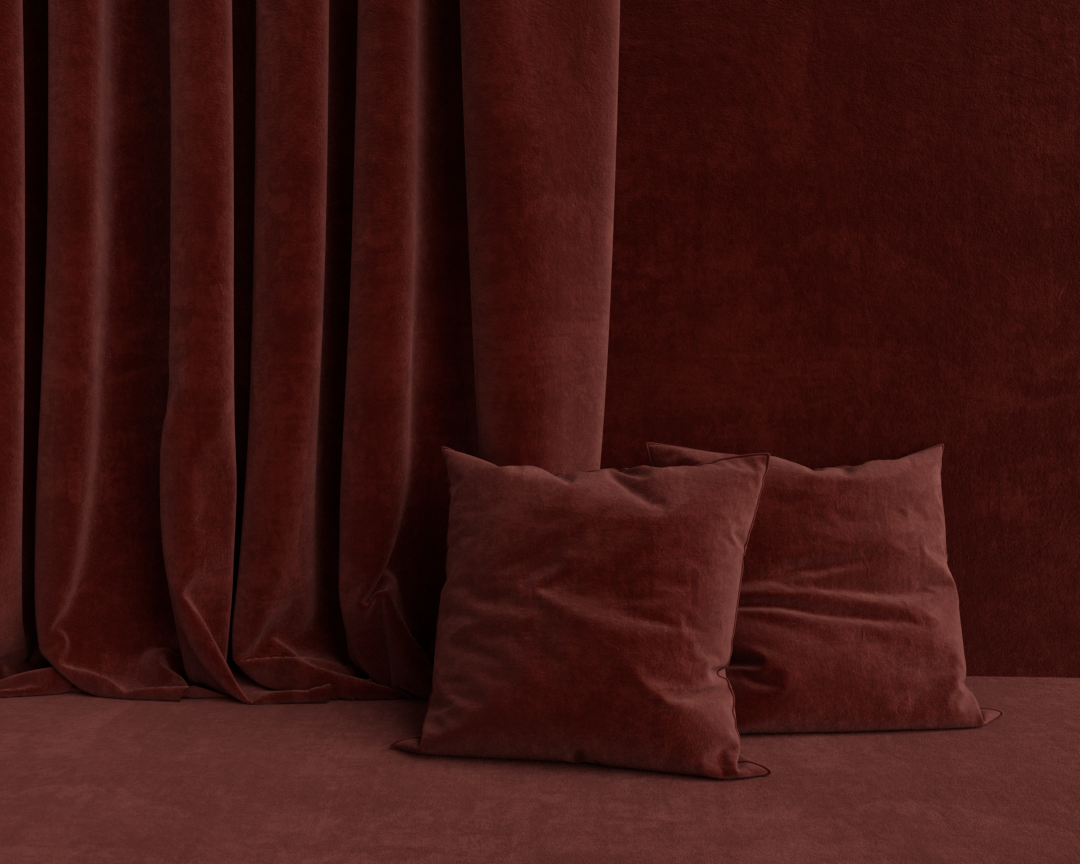 SUEDE VERMELHO BORDO