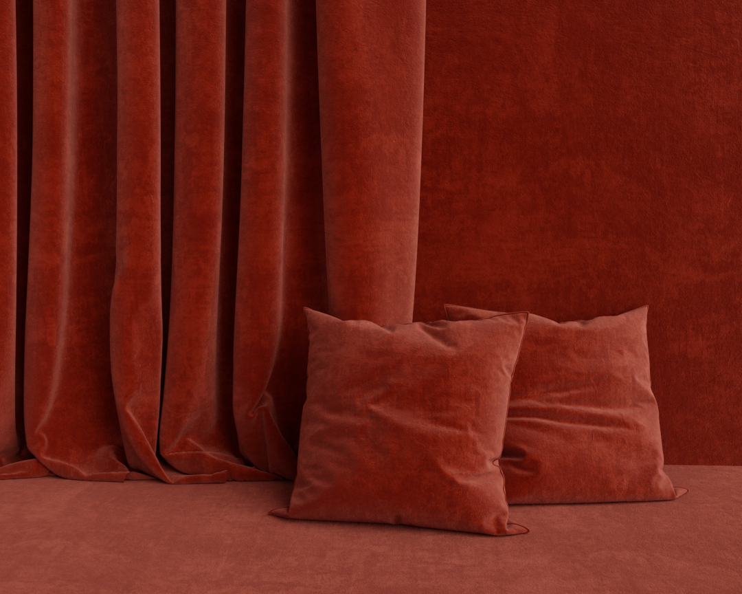 SUEDE VERMELHO INTENSO