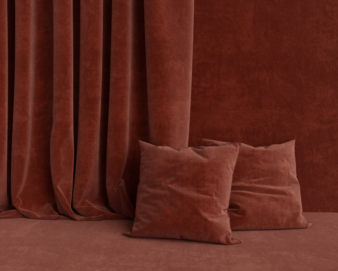 SUEDE VERMELHO QUEIMADO