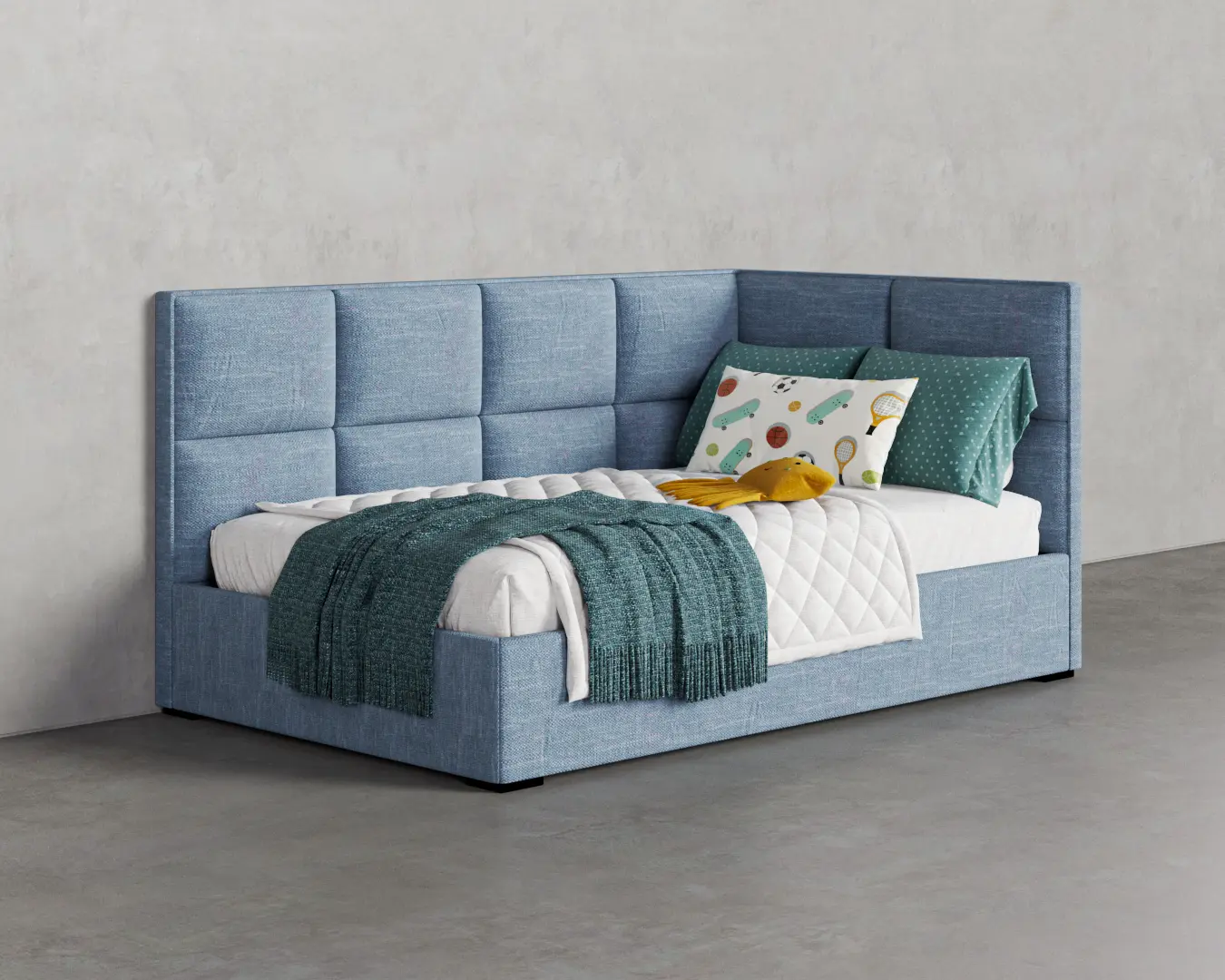 CAMA CUBES AZUL