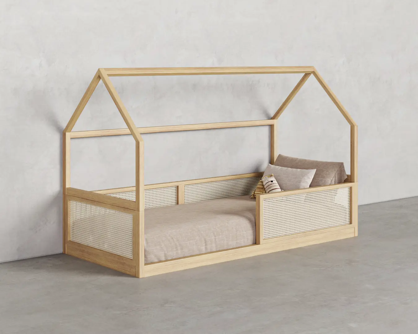 CAMA LÍRIO COM CASINHA