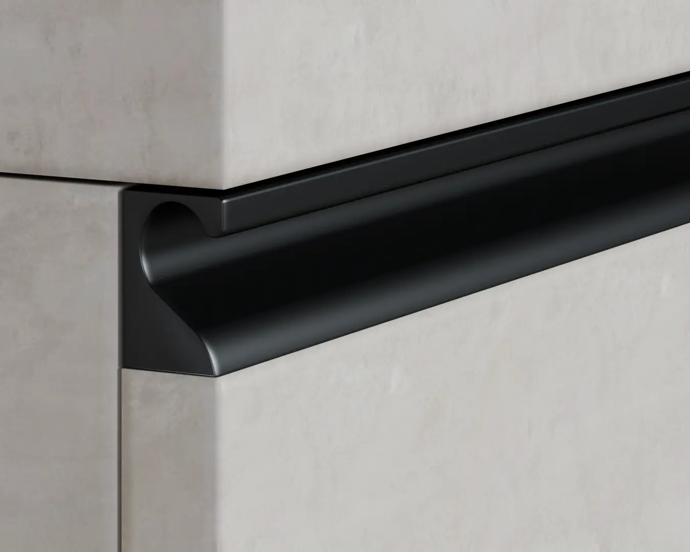 PUXADOR COLLEGATO PRETO