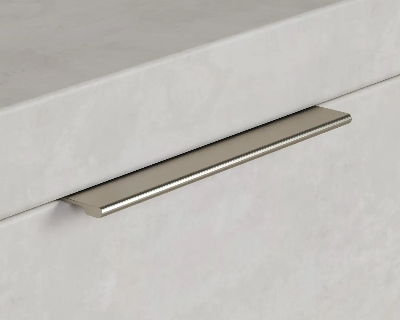 PUXADOR PERFIL SLIM 150mm NÍQUEL ESCOVADO