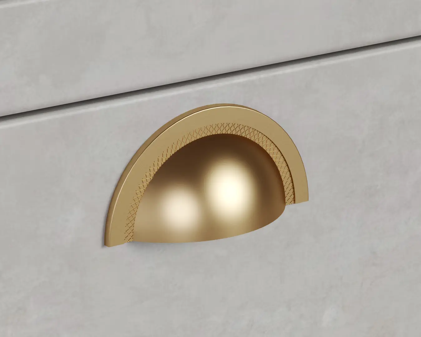 PUXADOR SHELL DOURADO