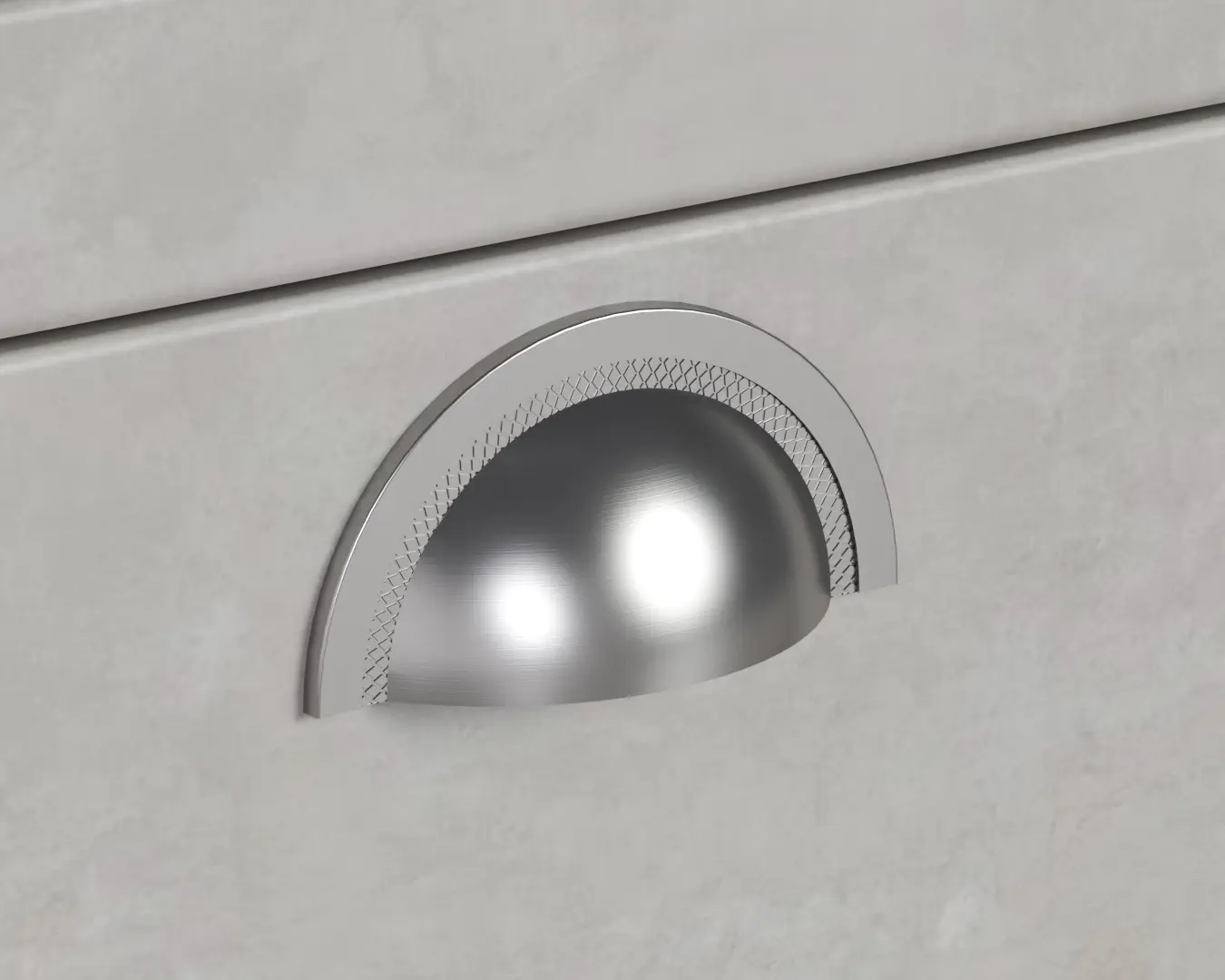 PUXADOR SHELL ESCOVADO