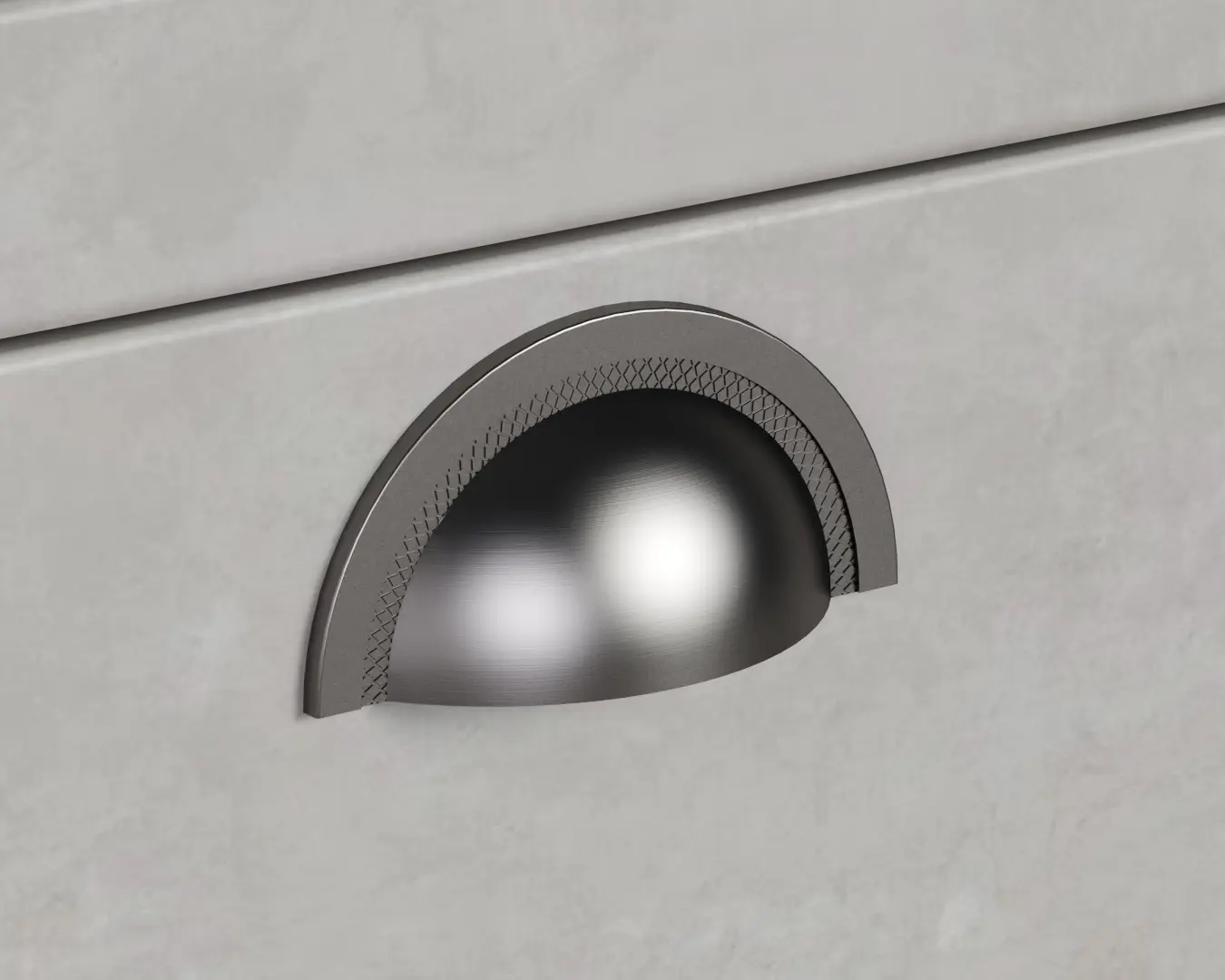 PUXADOR SHELL ONIX ESCOVADO