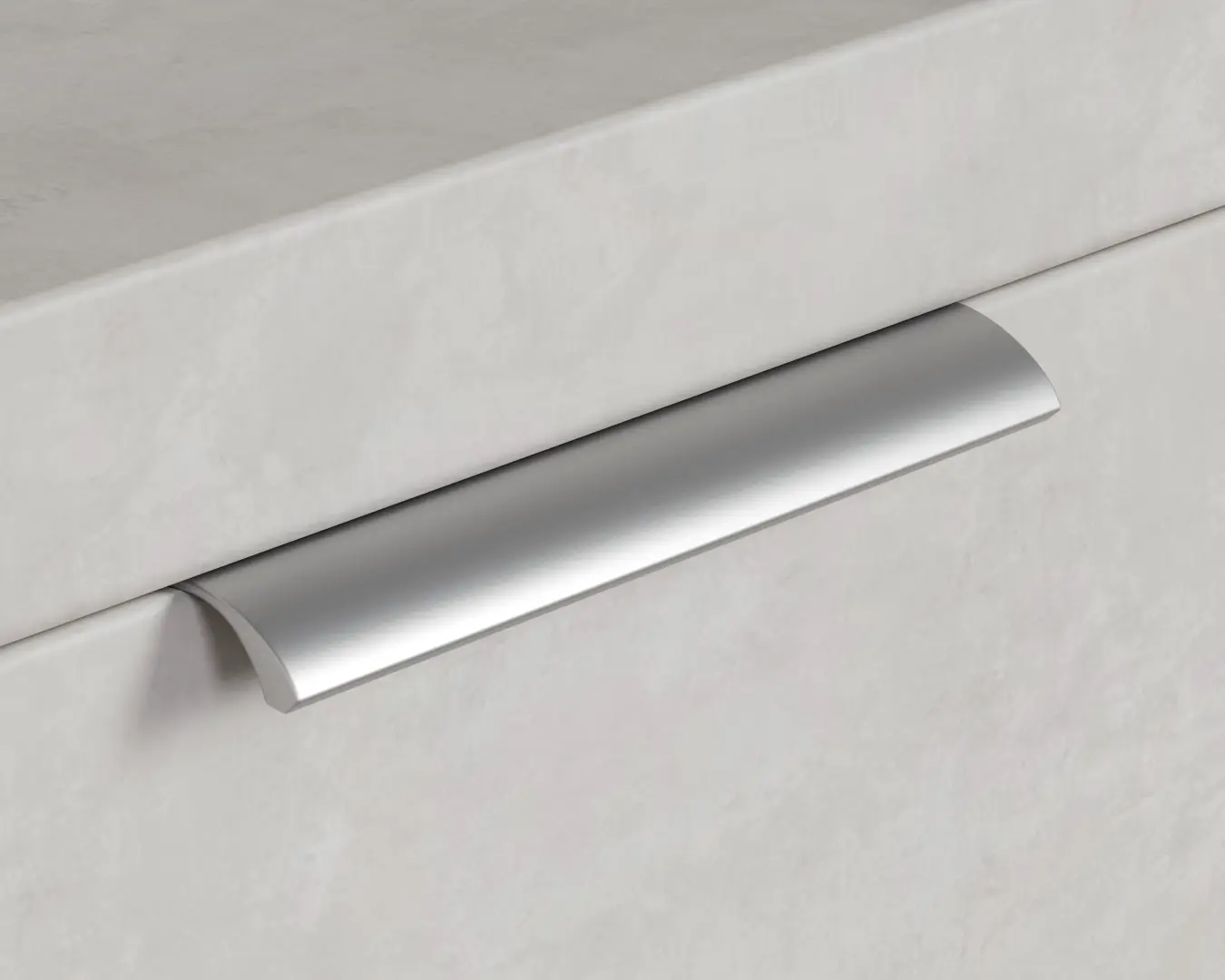 PUXADOR SLIM M822-PTO PRATA