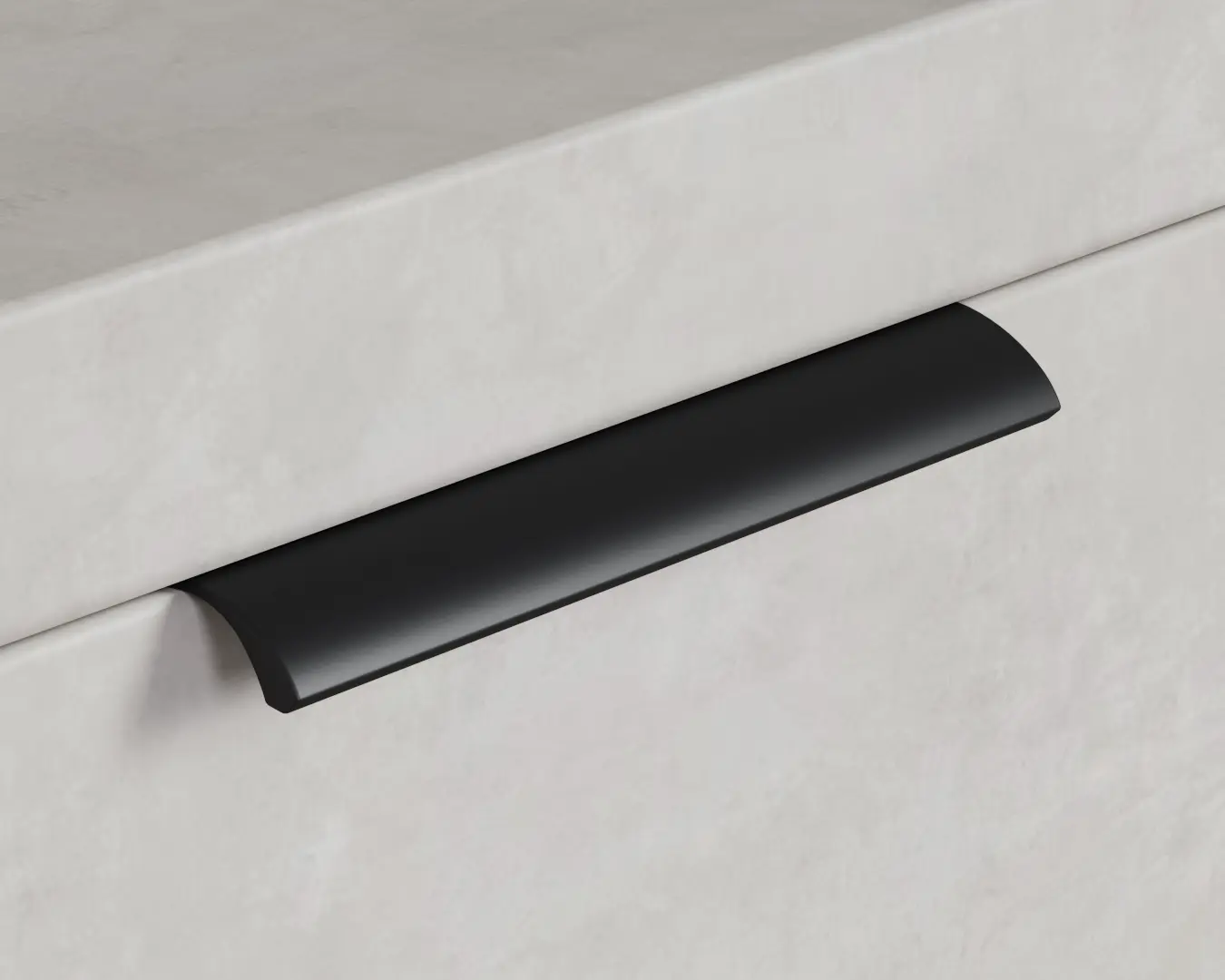 PUXADOR SLIM M822-PTO PRETO FOSCO