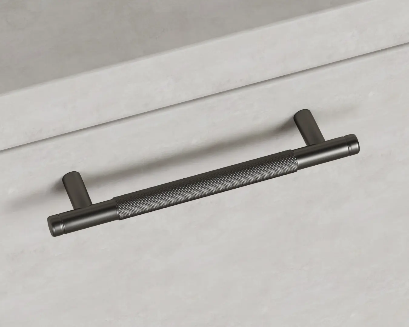 PUXADOR ZIGRINATO 1580 128mm GRAFITE