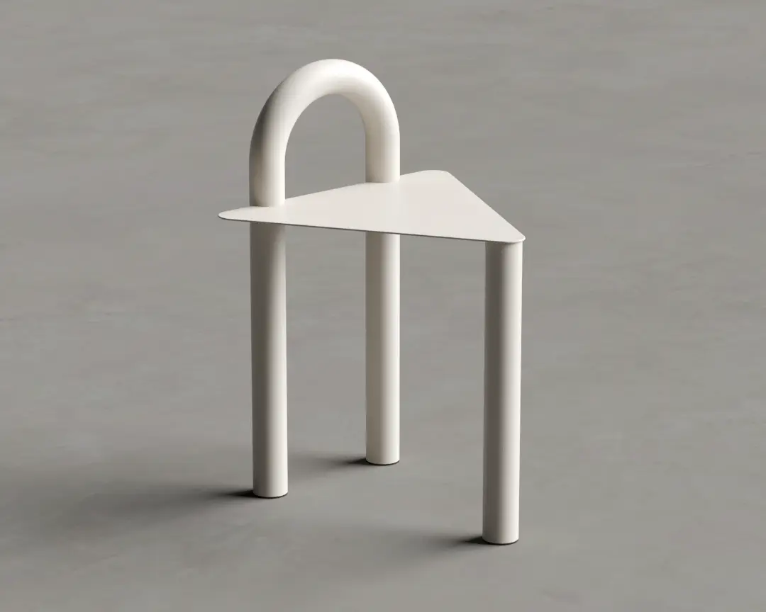 BANCO CURVA OFF WHITE