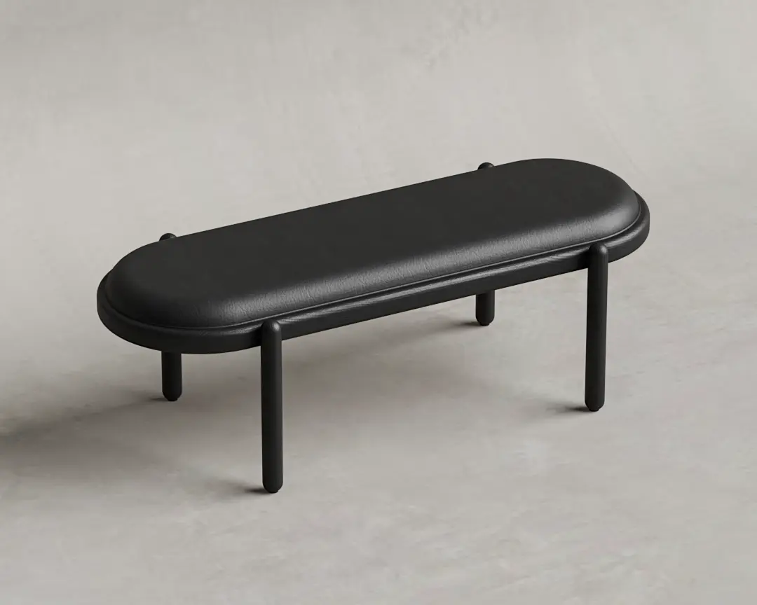 BANCO GASPAR ESTOFADO KOURO STILO