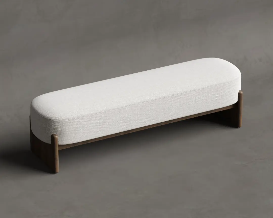 BANCO KIRBY ACCENT OFF WHITE