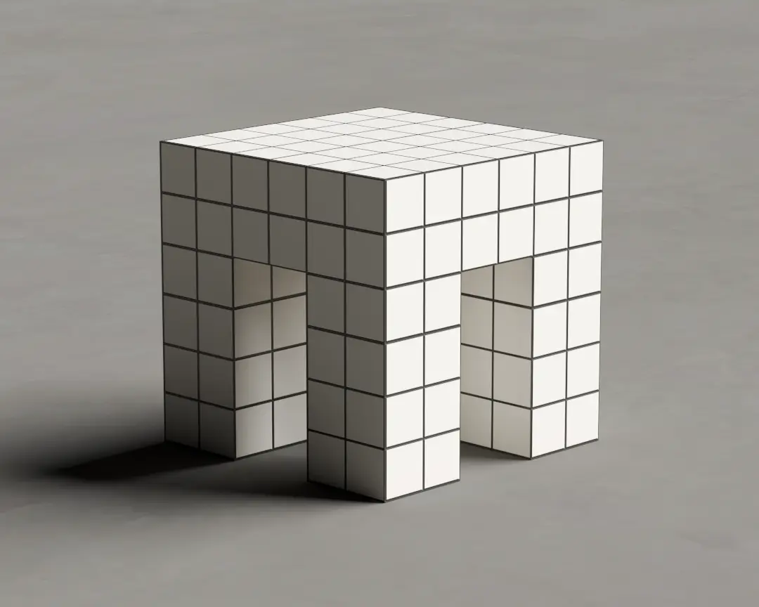 BANQUINHO PATAS QUATRO PÉS BRANCO