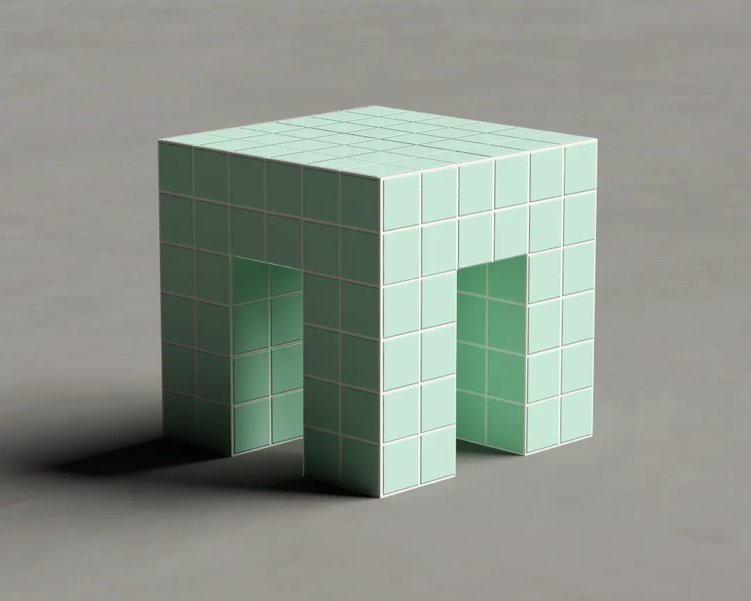 BANQUINHO PATAS QUATRO PÉS VERDE