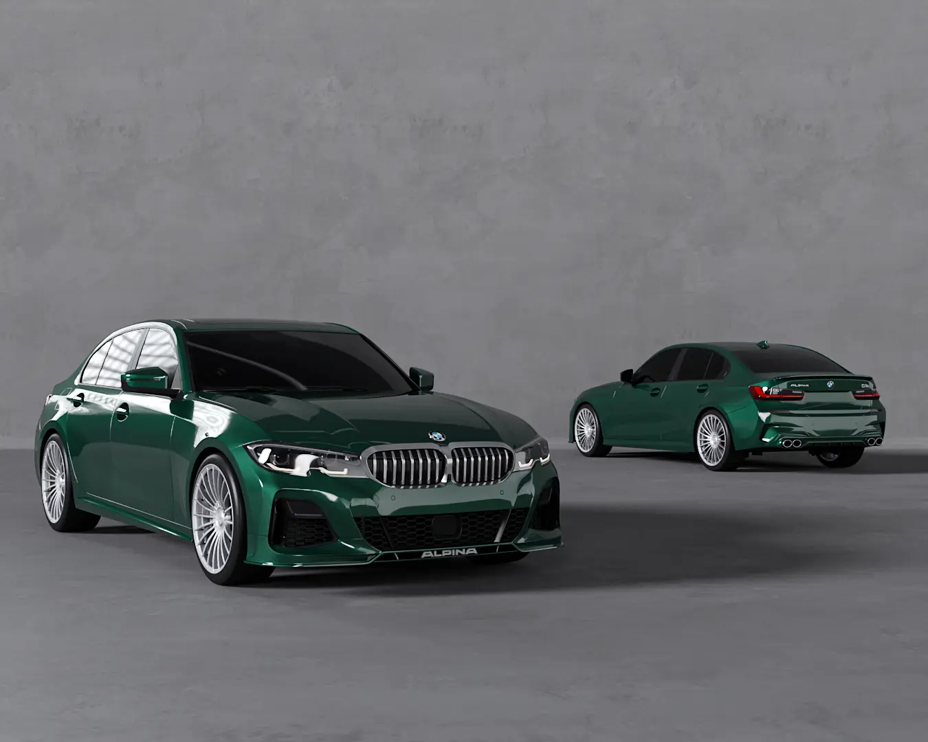 BMW ALPINA B3 GREEN