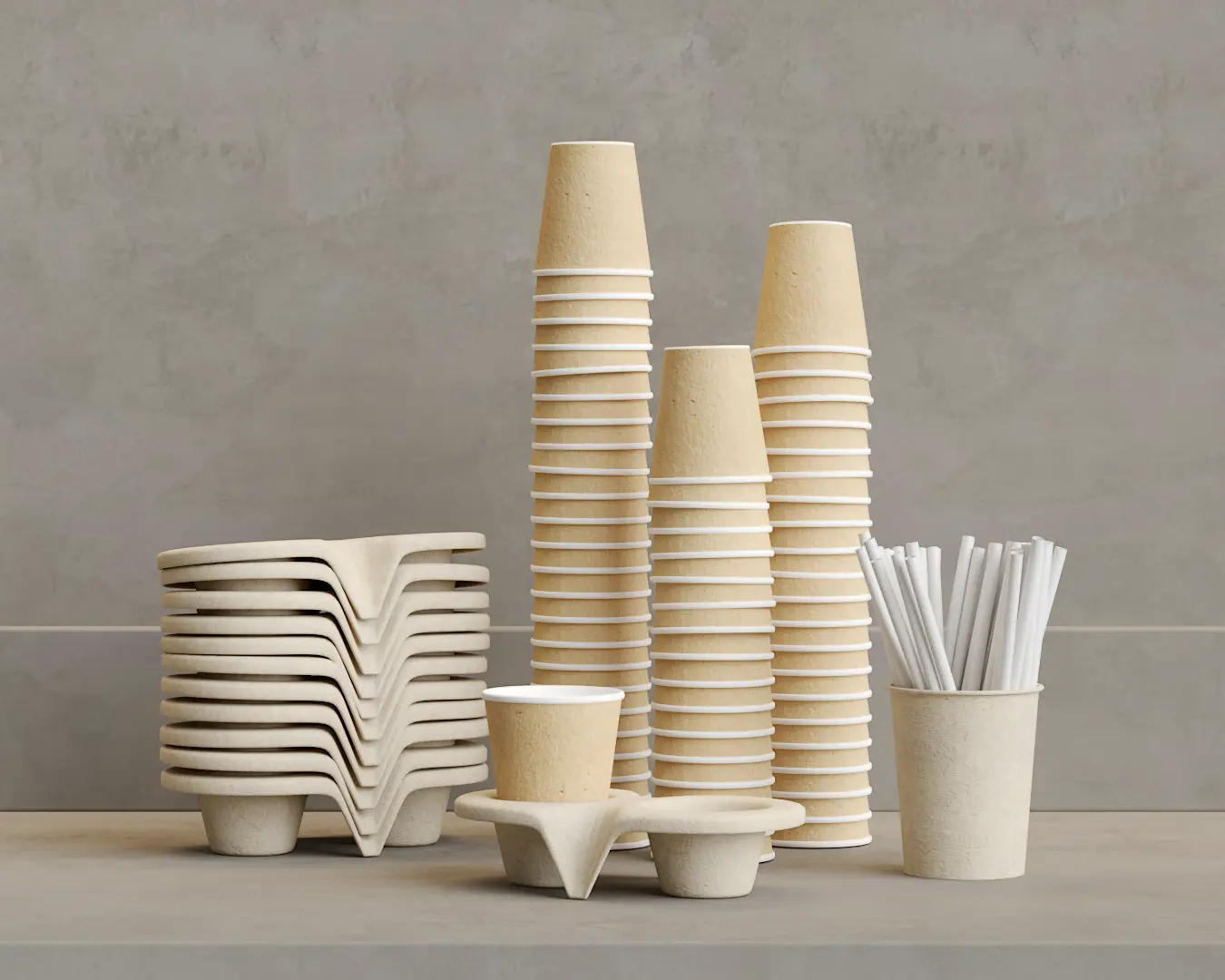 COPOS COM SUPORTE E CANUDOS