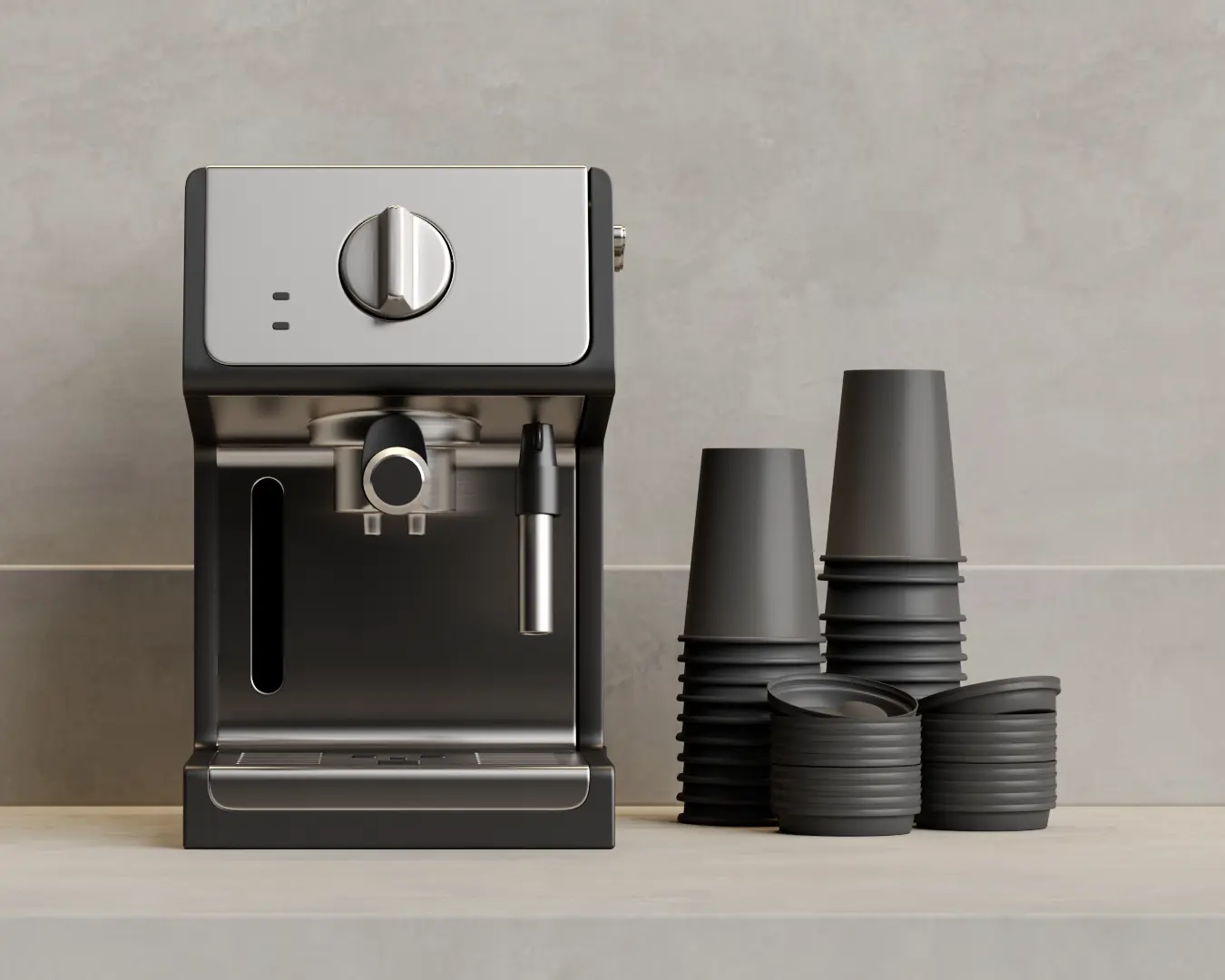 MÁQUINA DE CAFÉ DE LONGHI ECP 35.31 COM COPOS