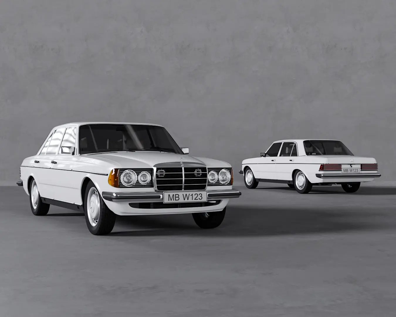 W123 CLASSIC WHITE