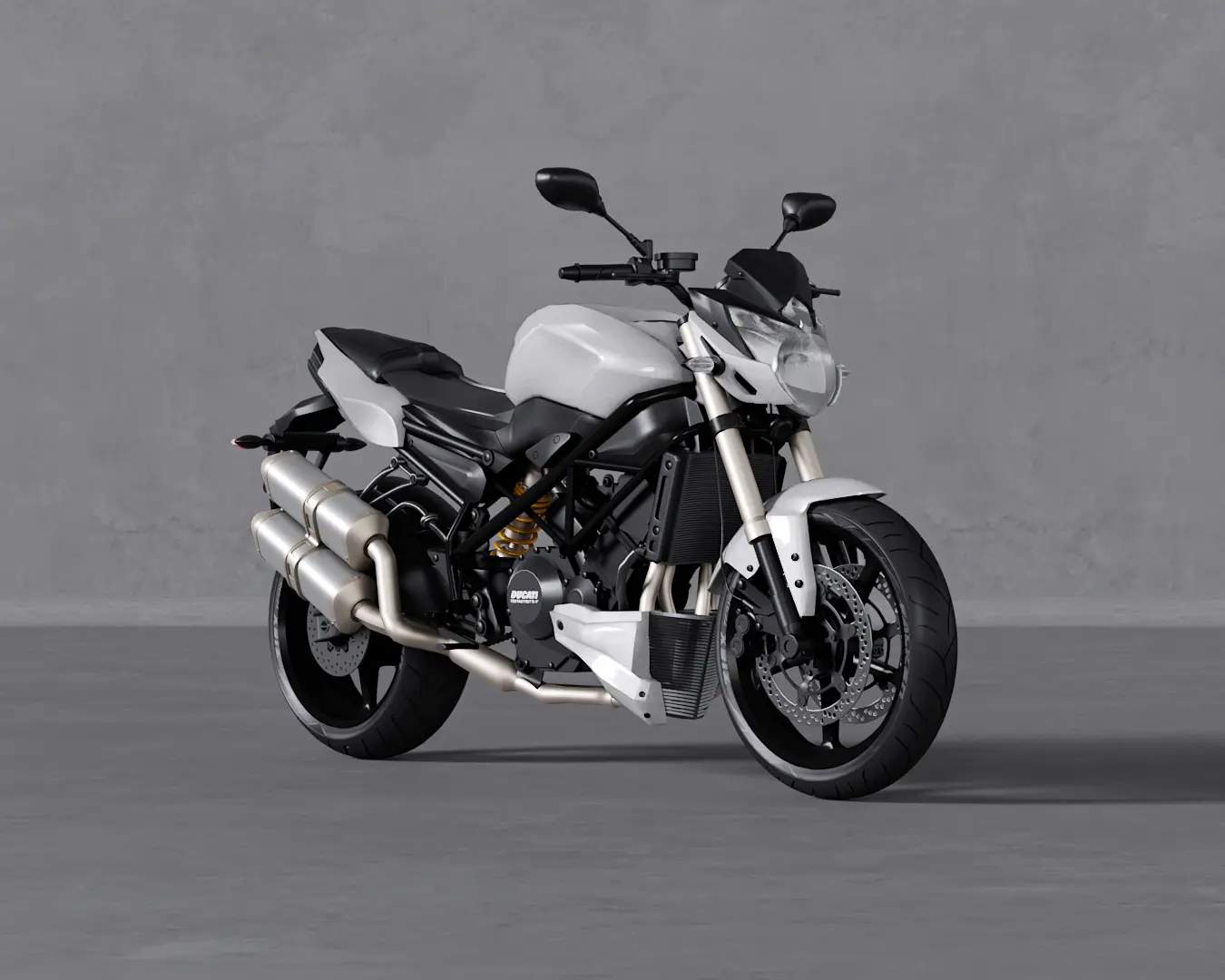 MOTO STREETFIGHTER BRANCA