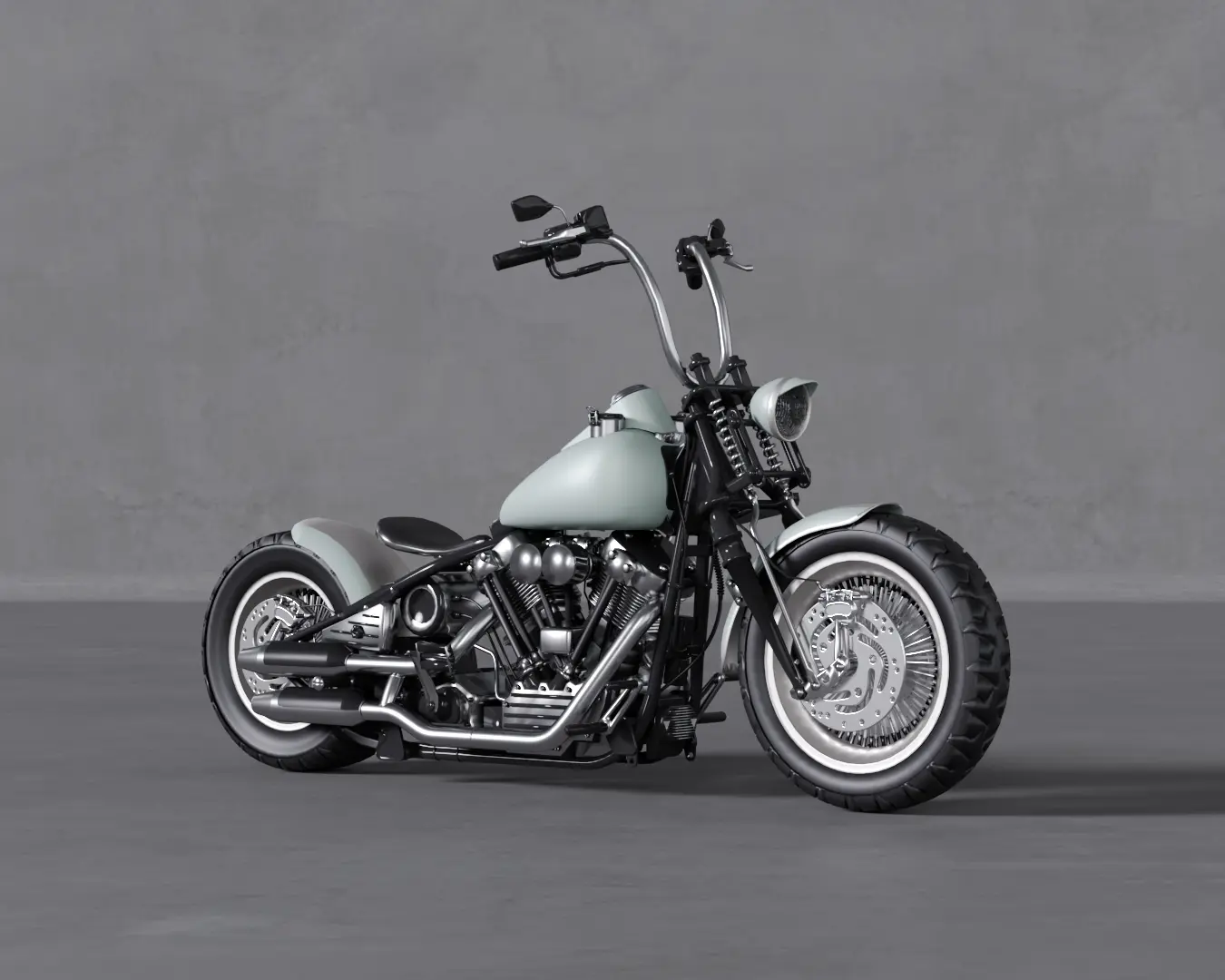 MOTO BOBBER VERDE MENTA