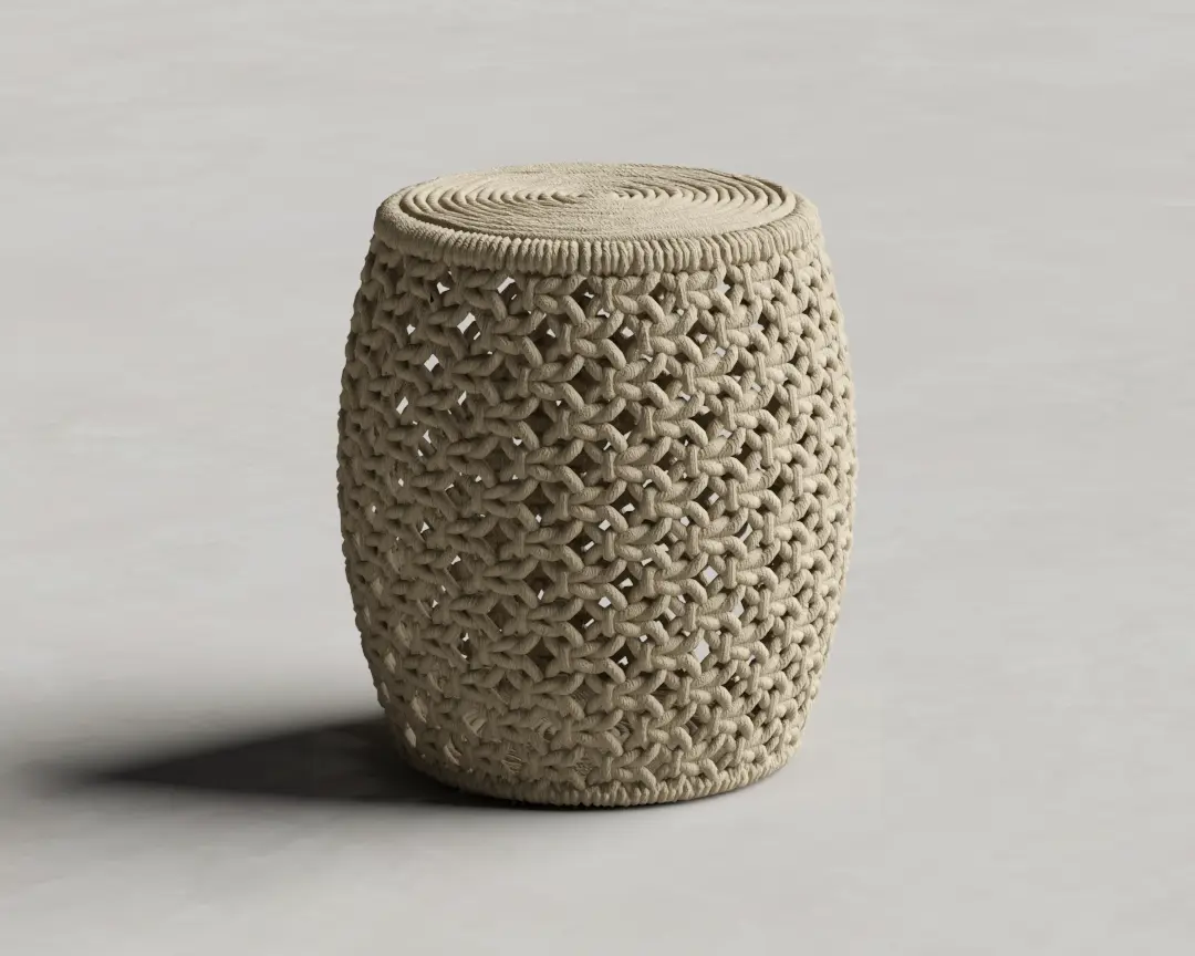 PUFF ANGELA STOOL NATURAL