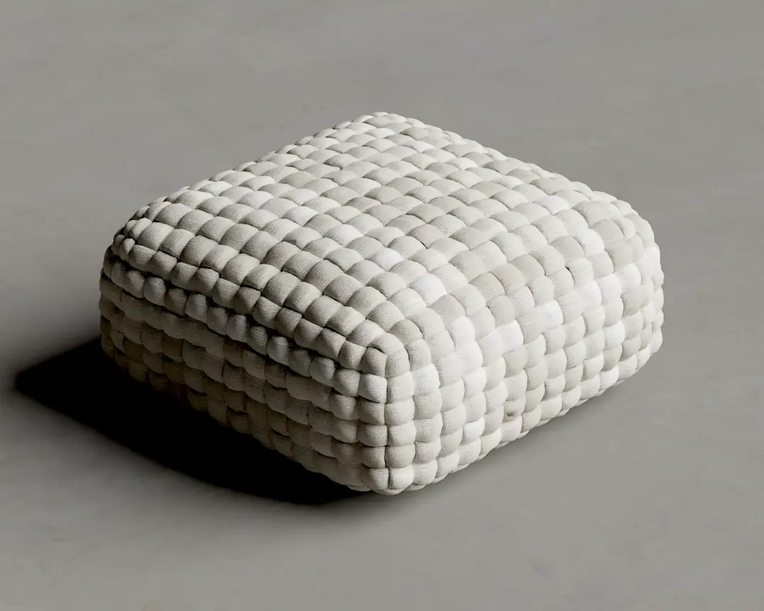 PUFF TOBIT 90cm CINZA