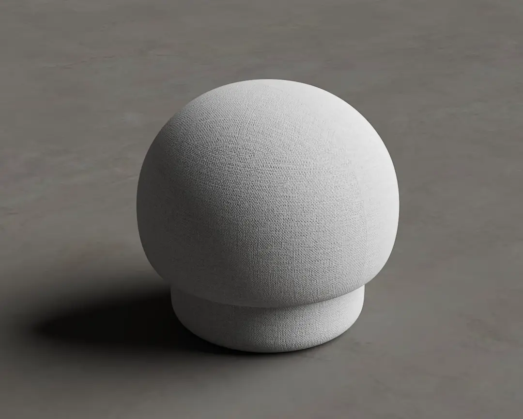 PUFF UNO CINZA CLARO