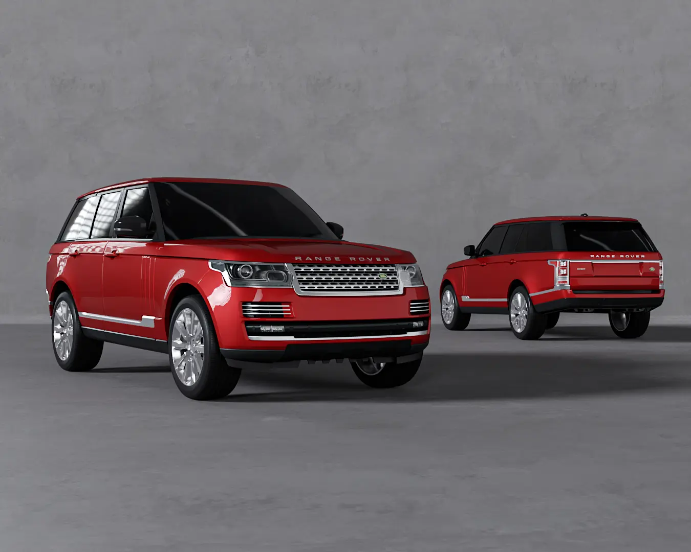 RANGE ROVER HSE TD6 FIRENZE RED