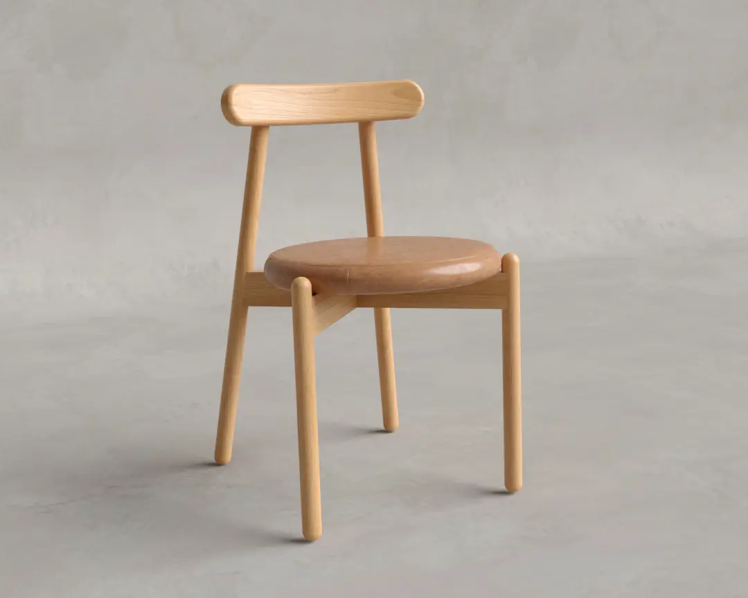 CADEIRA GASPAR COURO