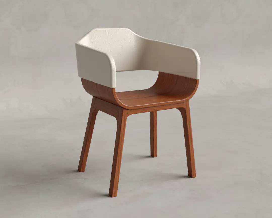 CADEIRA MACCHIATO COURO BRANCO