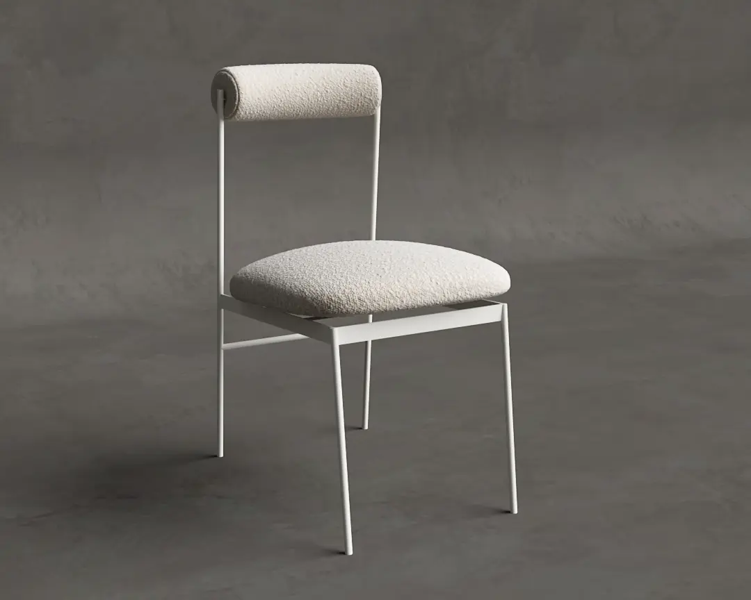 CADEIRA OLIVA BOUCLE